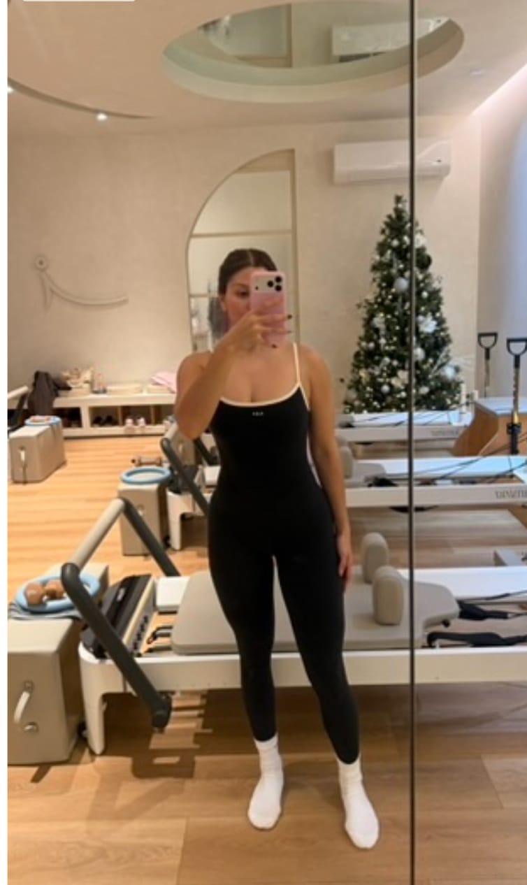 Customer photo review of The Onesie / Black-Cream