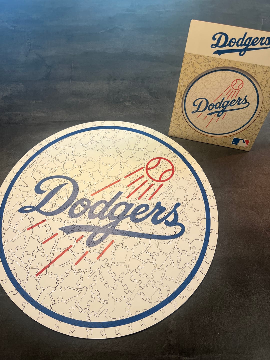 Customer photo review of Los Angeles Dodgers™ - Wooden Puzzle