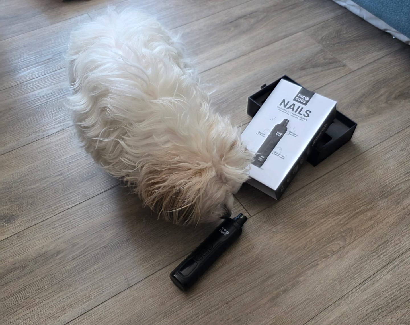 Customer photo review of Limador THE DOGS NAILS — Uñas cortas sin miedo, en casa