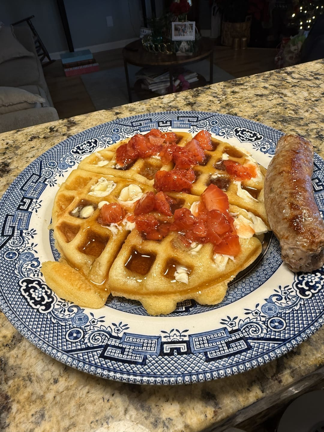 Customer photo review of Cousin T's Gourmet King Trump Pancake & Waffle Mix