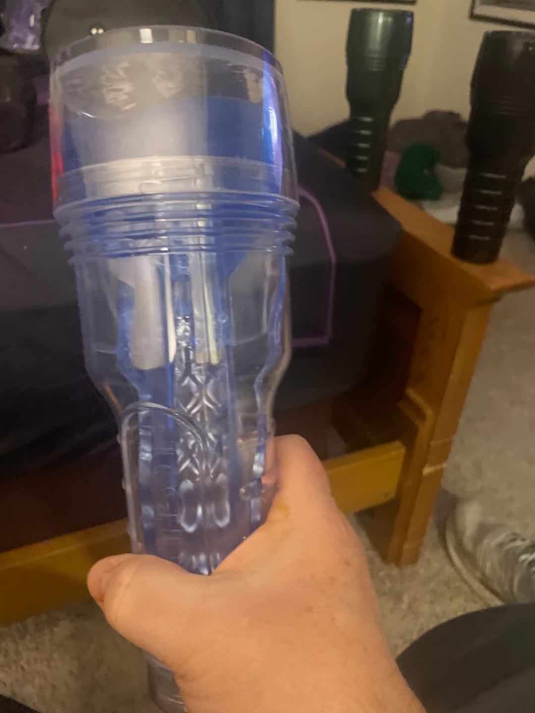 Customer photo review of Fleshlight Case: Clear