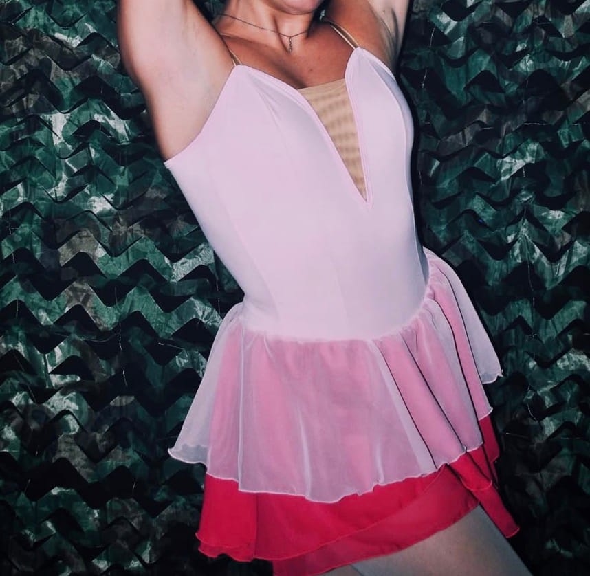 Customer photo review of Costume danza REDROSE C2521