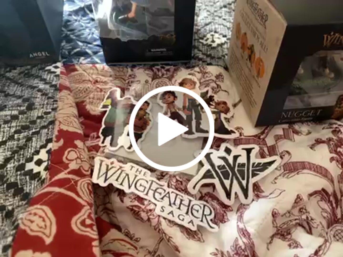 Customer video review of Wingfeather Sticker Set