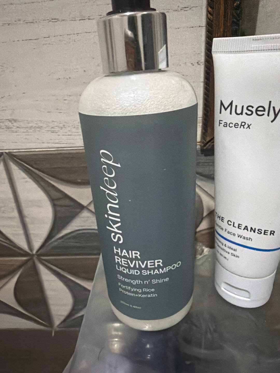 Customer photo review of HAIR REVIVER - Rice Protein Liquid Shampoo