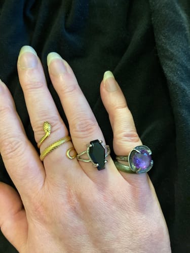 Customer photo review of Coffin Ring