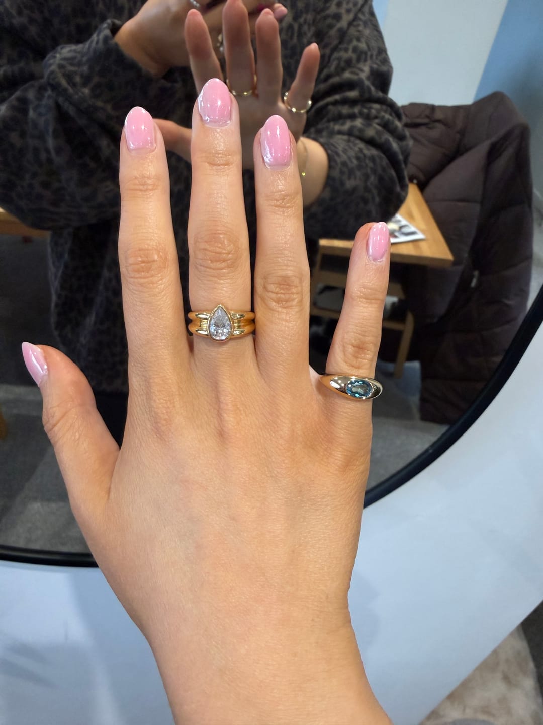 Customer photo review of 'Yes You Can' Diamond Ring | 14k Gold