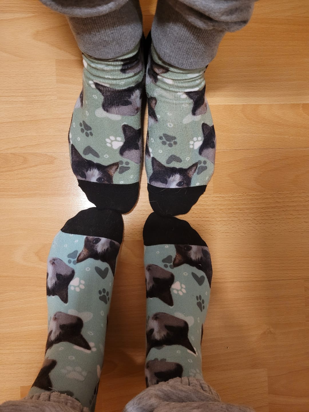 Customer photo review of Dein Foto - Individuelle Socken