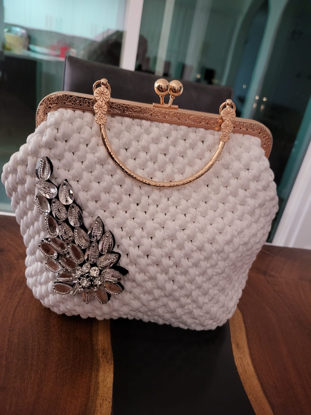 Customer photo review of CrochetPark™ Lotus Handbag DIY KIT