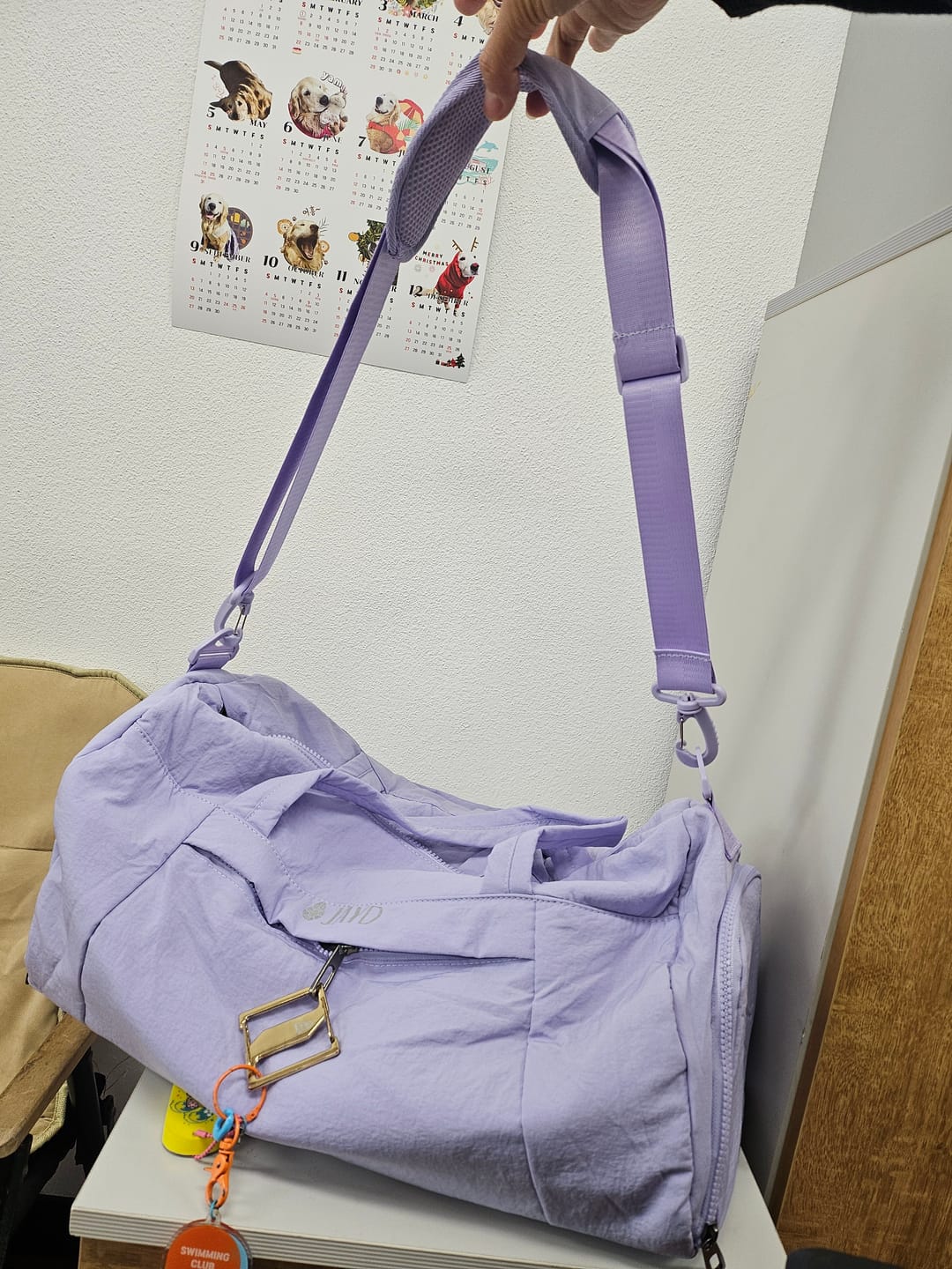 Customer photo review of JAYD Duffel Bag - Purple