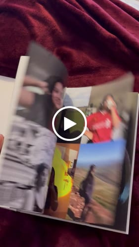 Customer video review of Custom Travel Book