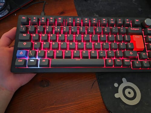 Customer photo review of DrunkDeer A75 - Wired Actuation Distance Adjustable HE Magnetic Switch Keyboard