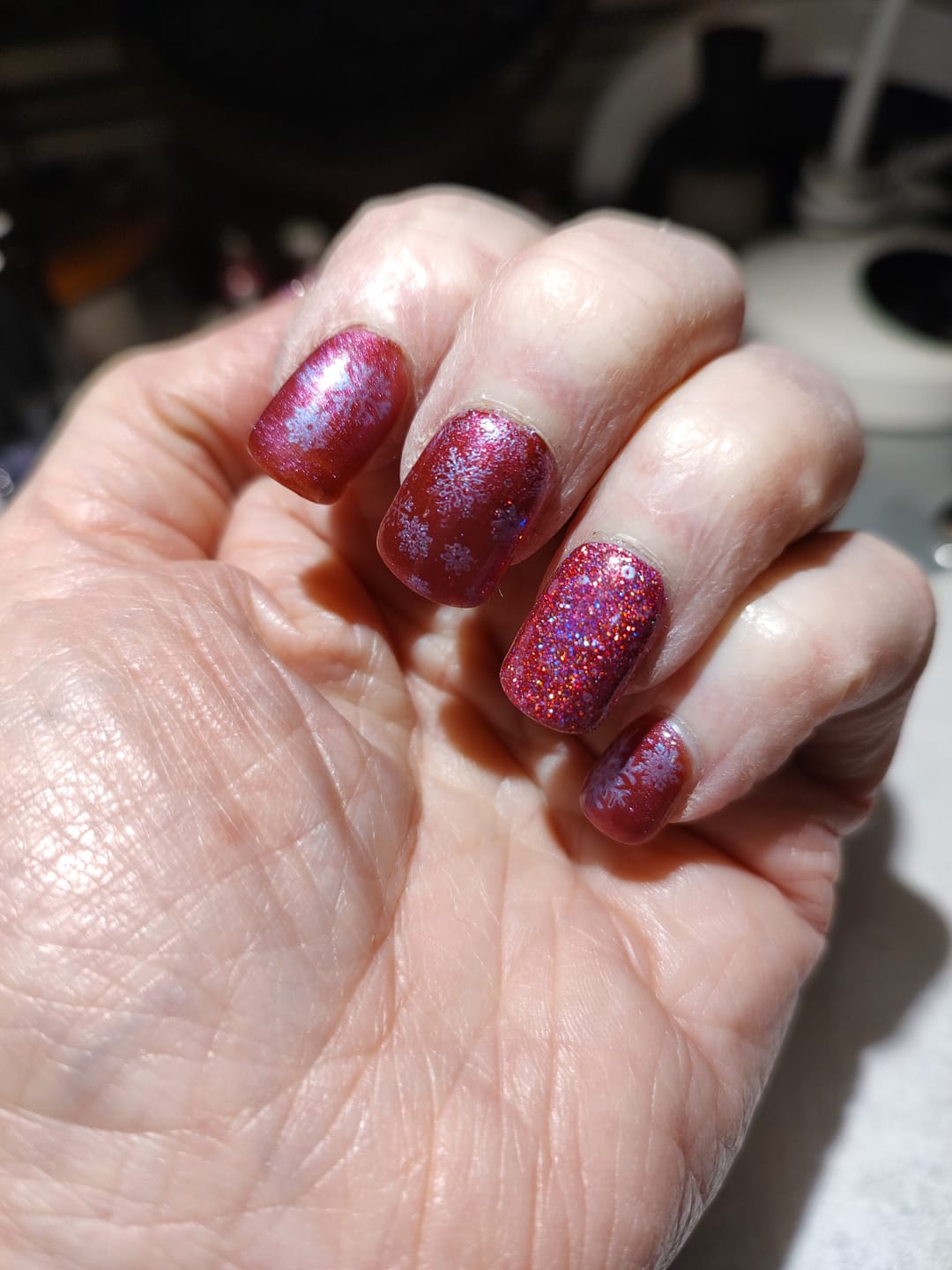 Customer photo review of Speed of Light: Force | Plush Lightning Dry Top Coat