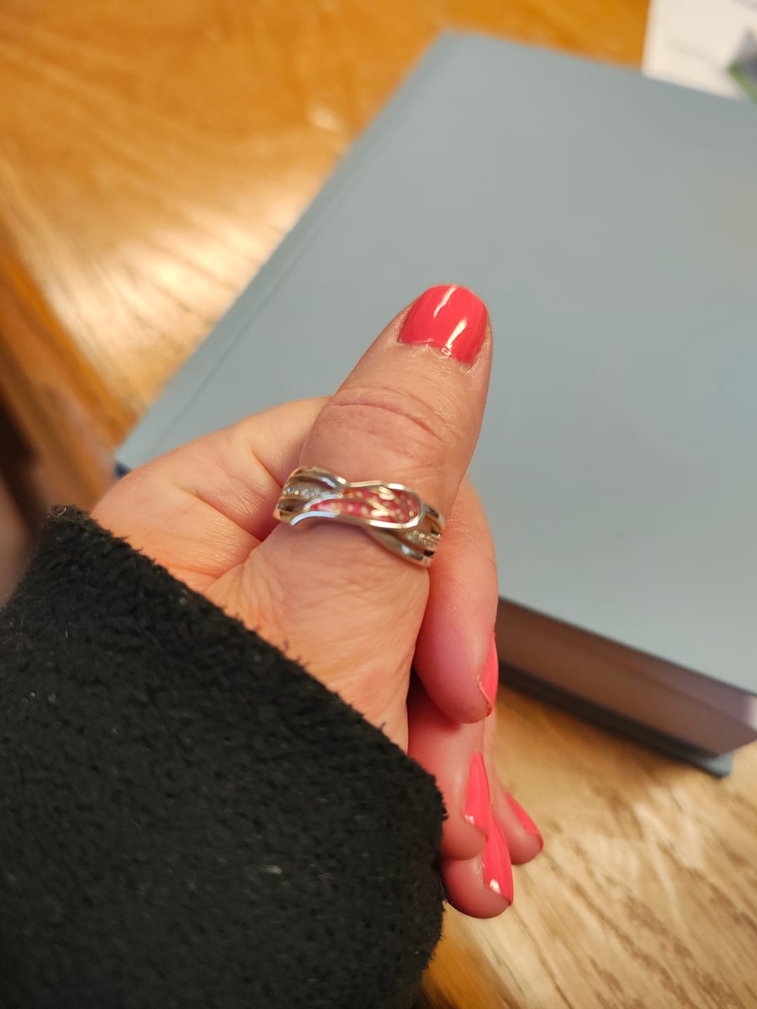Customer photo review of Angel Wing Ring