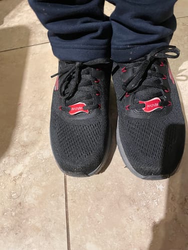 Customer photo review of Skechers 232842/NVOR Navy Orange Edgeride - Konzo Mens Waterproof Casual Comfort Lace Up Trainers