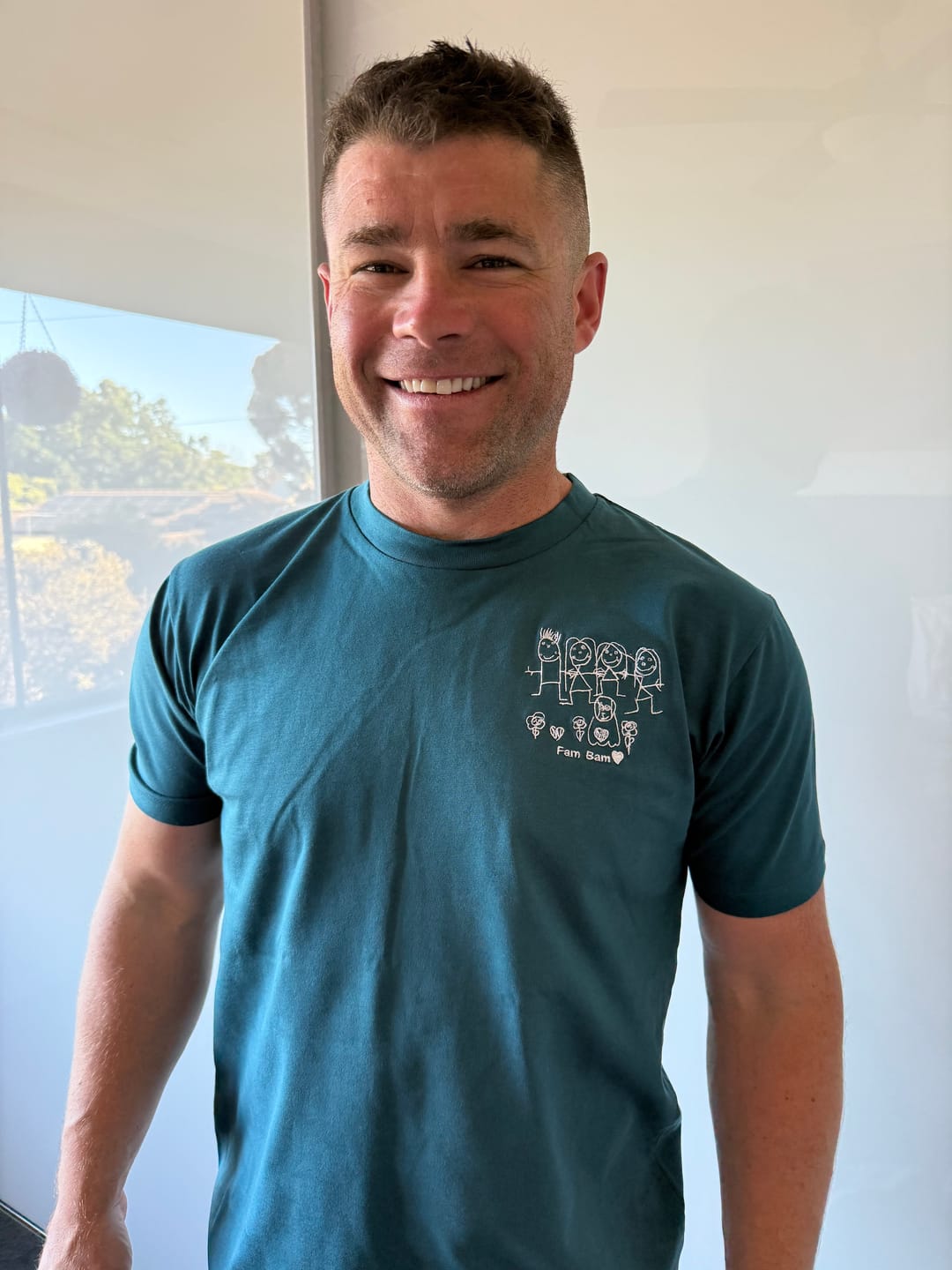 Customer photo review of CUSTOM Men's Kid's Drawing T-shirt