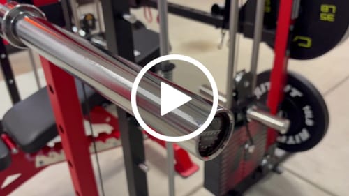 Customer video review of RitFit 7FT Olympic Barbell Bar 2'' Weight Lifting Bar