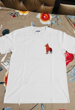 Customer photo review of Polygon Pup Premium Tee