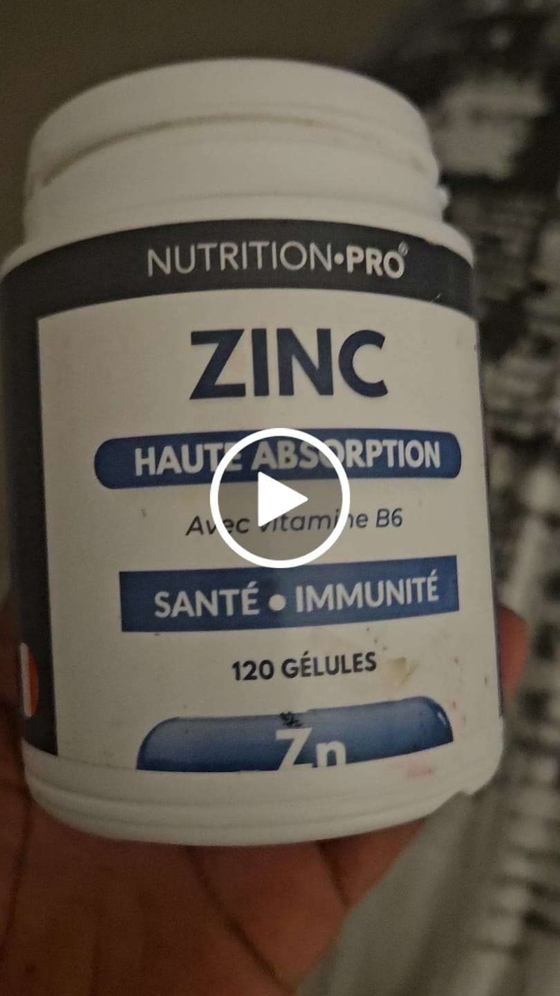 Customer video review of ZINC - 120 GÉLULES