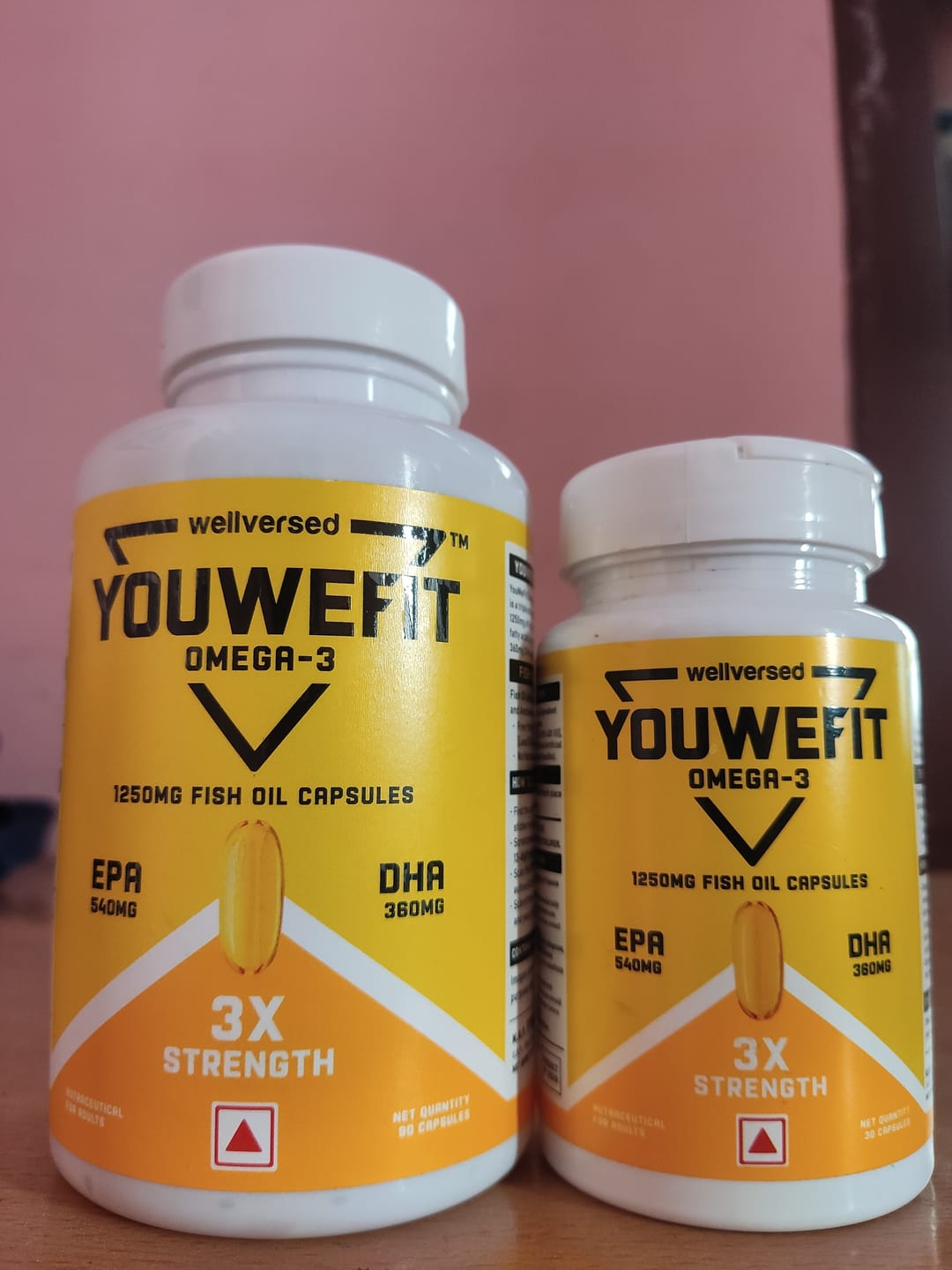 Customer photo review of YouWeFit Omega-3 Fish Oil (90 Capsules), 1250mg