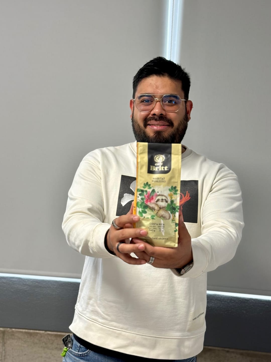 Customer photo review of COSTA RICAN DARK ROAST COFFEE