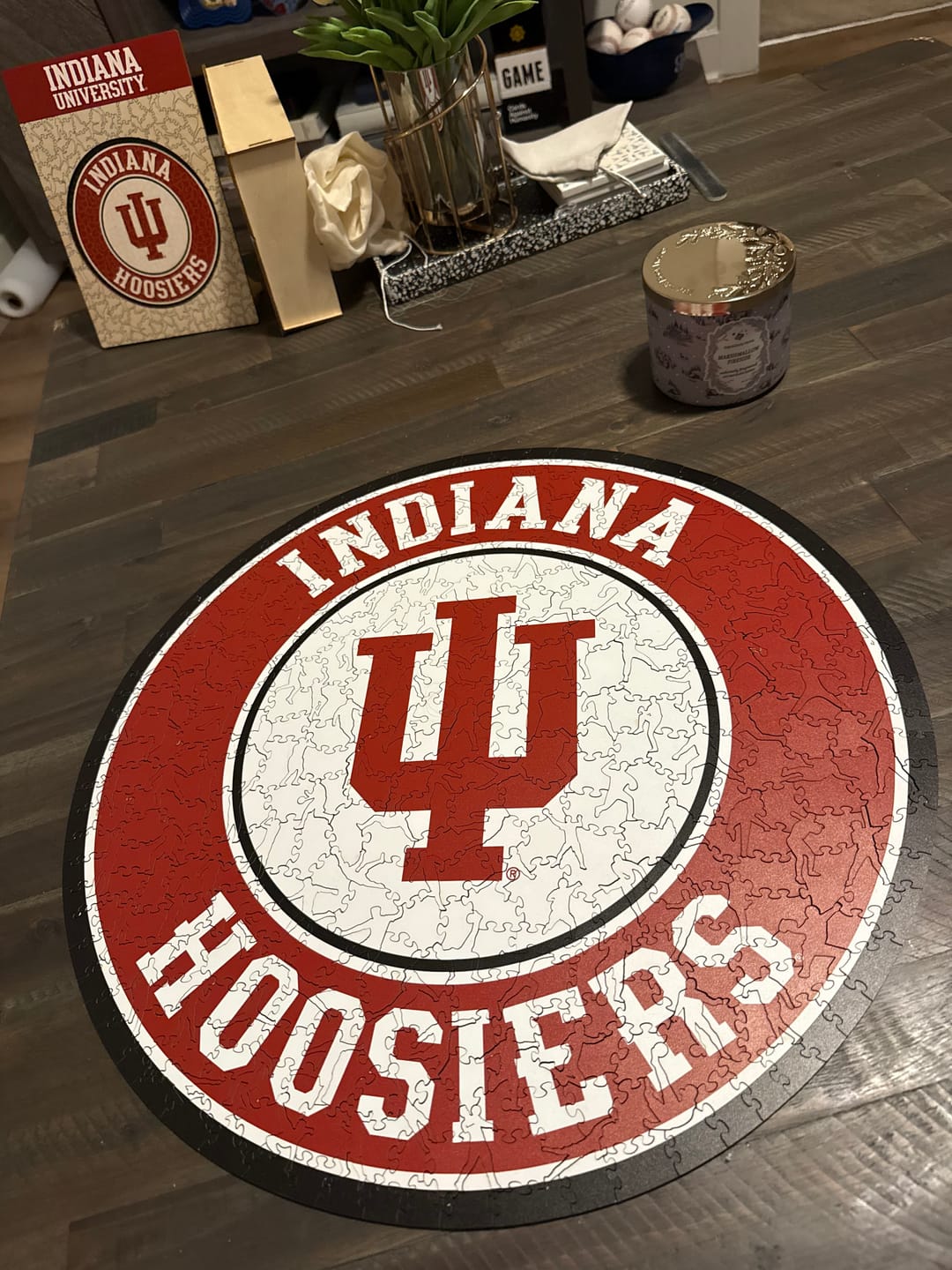 Customer photo review of Indiana University - Wooden Puzzle