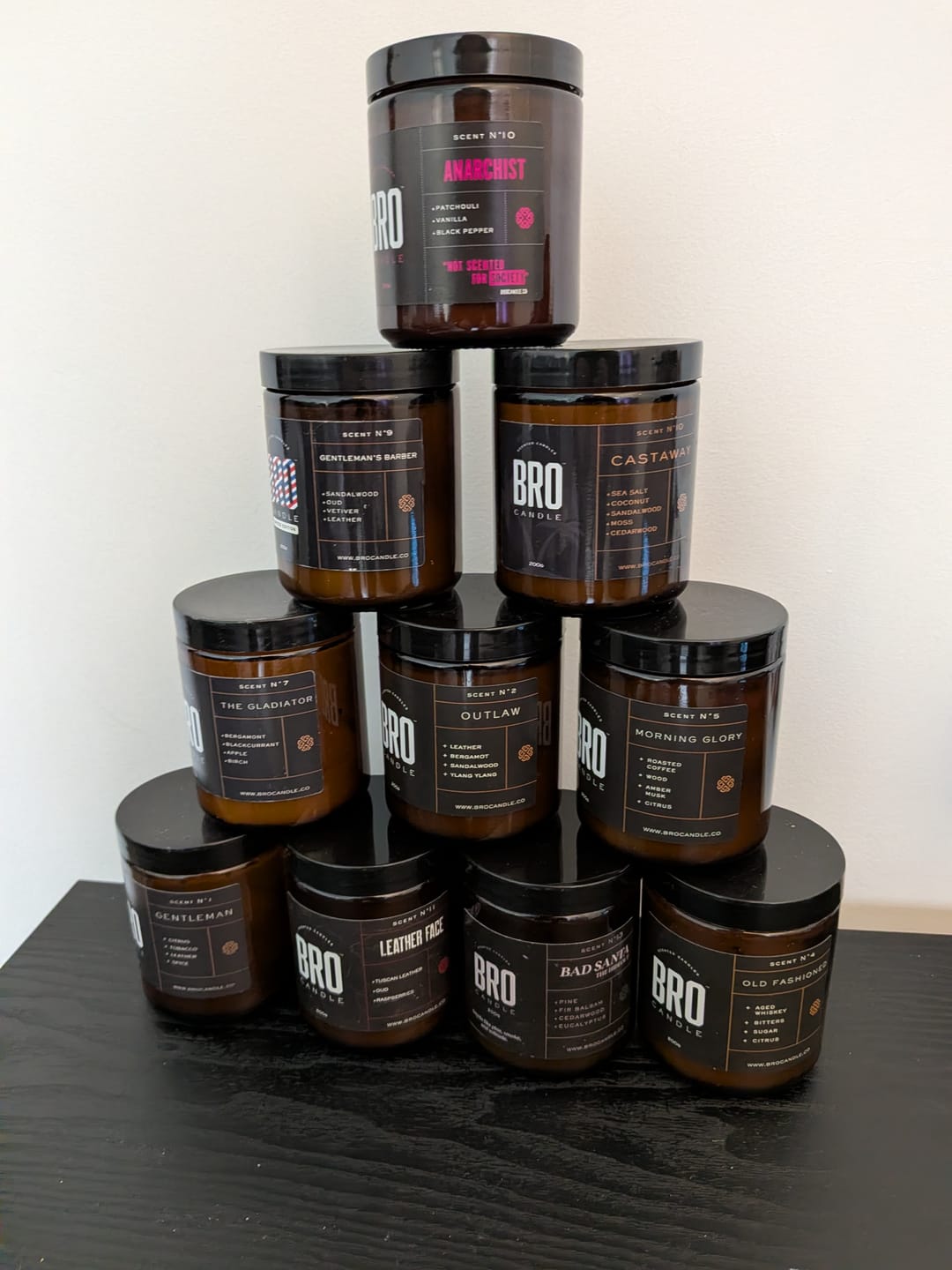 Customer photo review of The Outlaw Candle