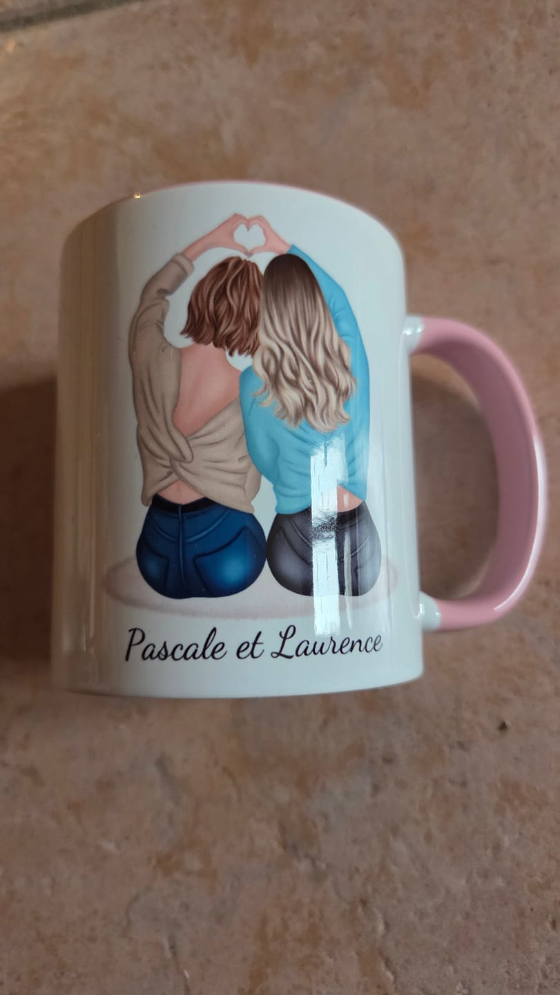 Customer photo review of Mug Personnalisé - Meilleures Amies