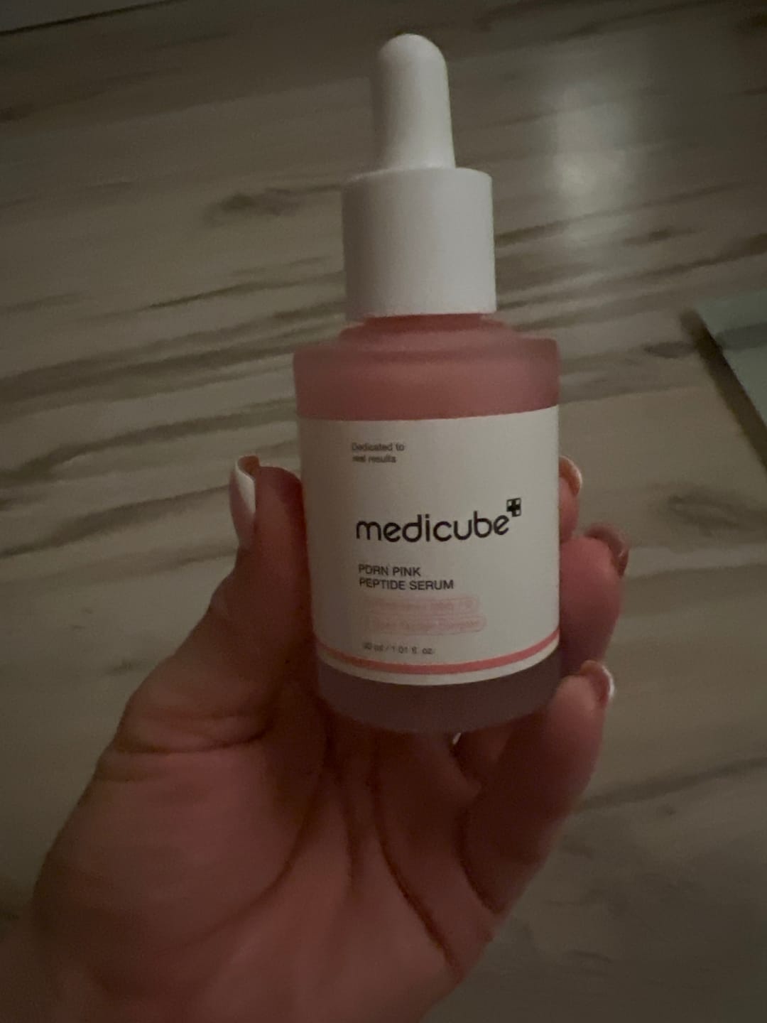 Customer photo review of Liftinga serums ar PDRN un peptīdiem Medicube PDRN Pink Peptide Serum