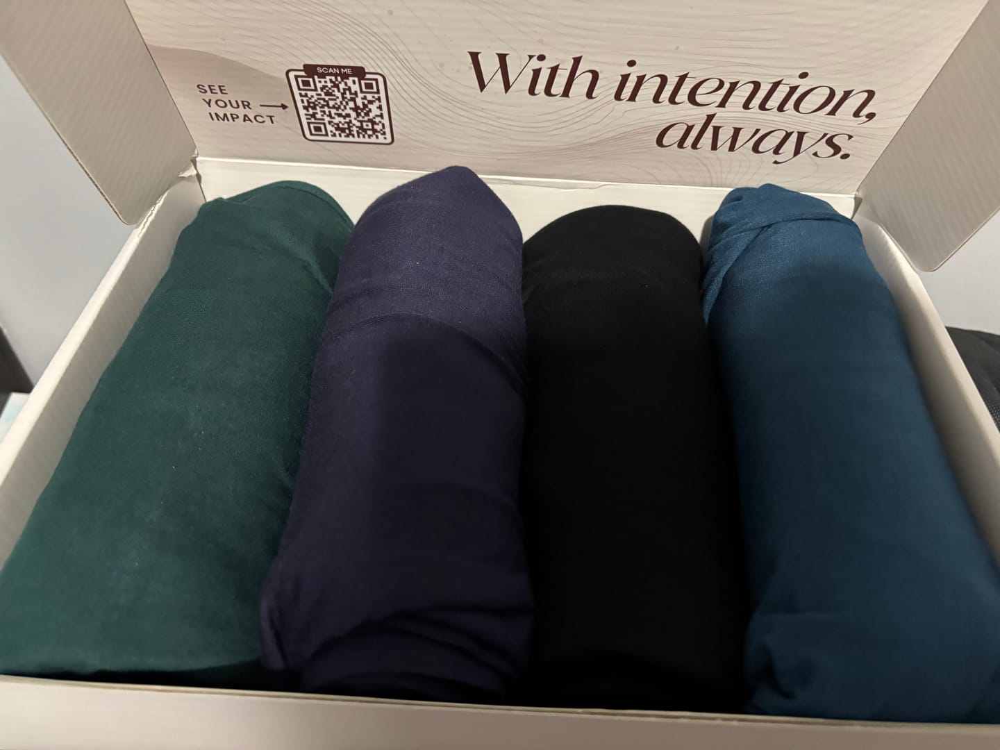Customer photo review of Premium Maxi Jersey Hijab - Evergreen
