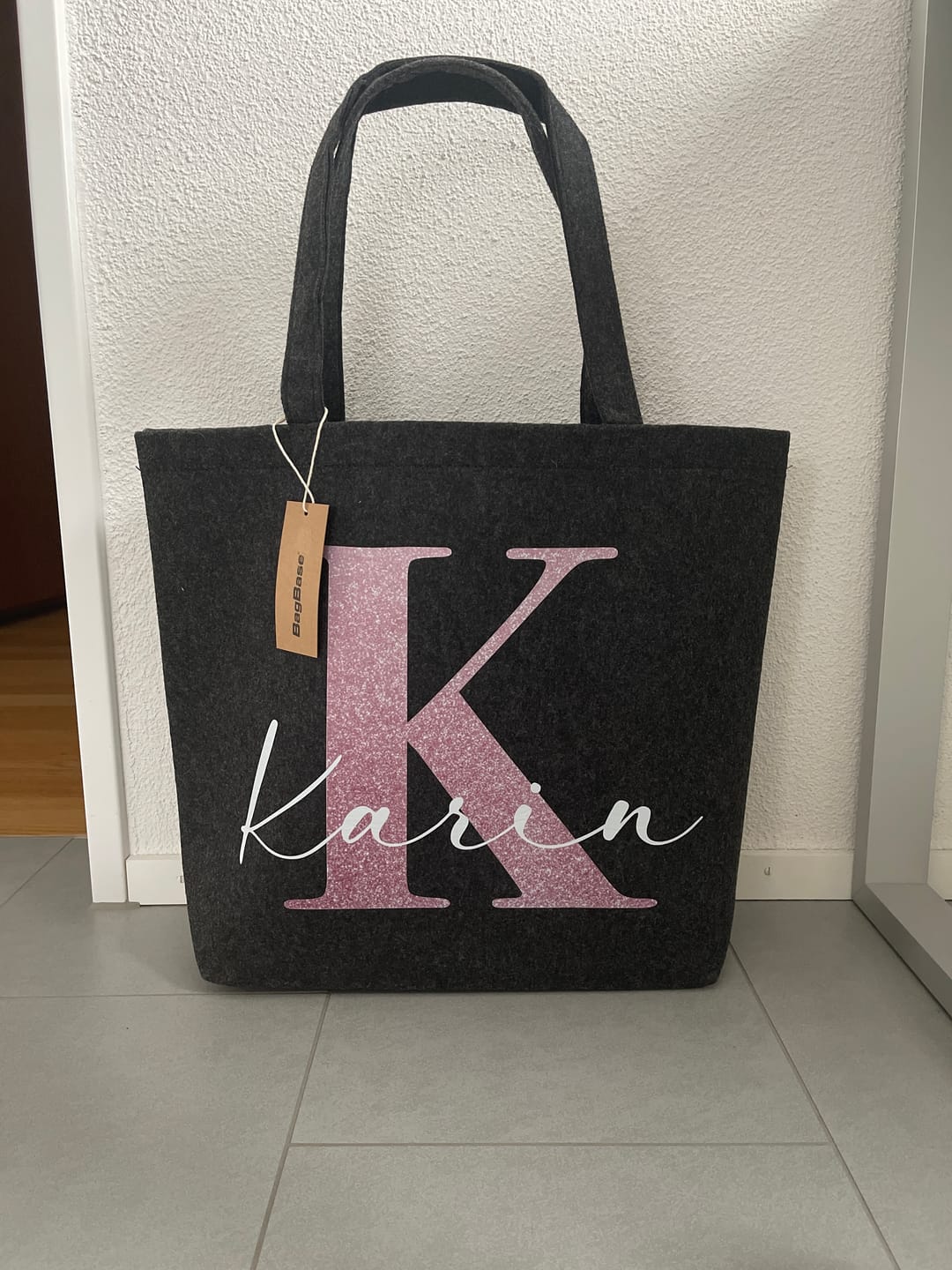Customer photo review of Initiale - Individuelle Filztasche