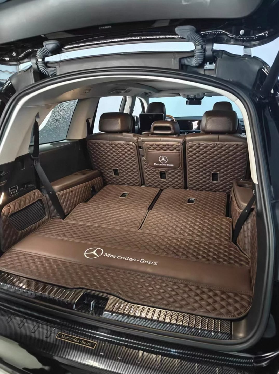 Customer photo review of Diamond Stitching Full Coverage Trunk Mats - Ultimate Protection