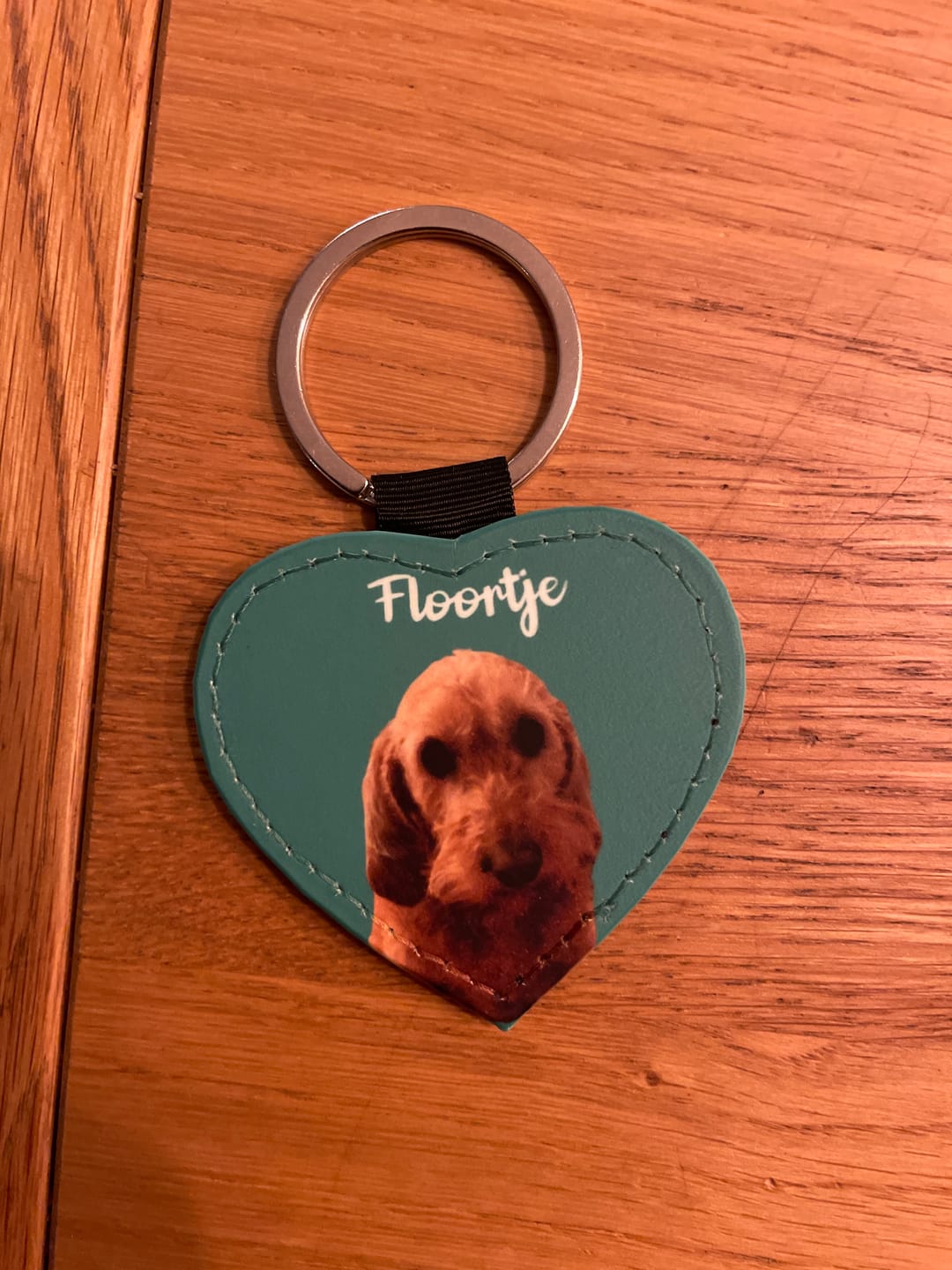 Customer photo review of Huisdier portret - Gepersonalliseerde sleutelhanger