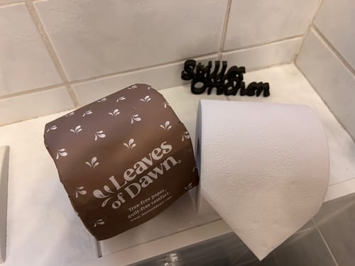 Customer photo review of 100% Bamboo Toilet Paper - 4 ply - 30 meters