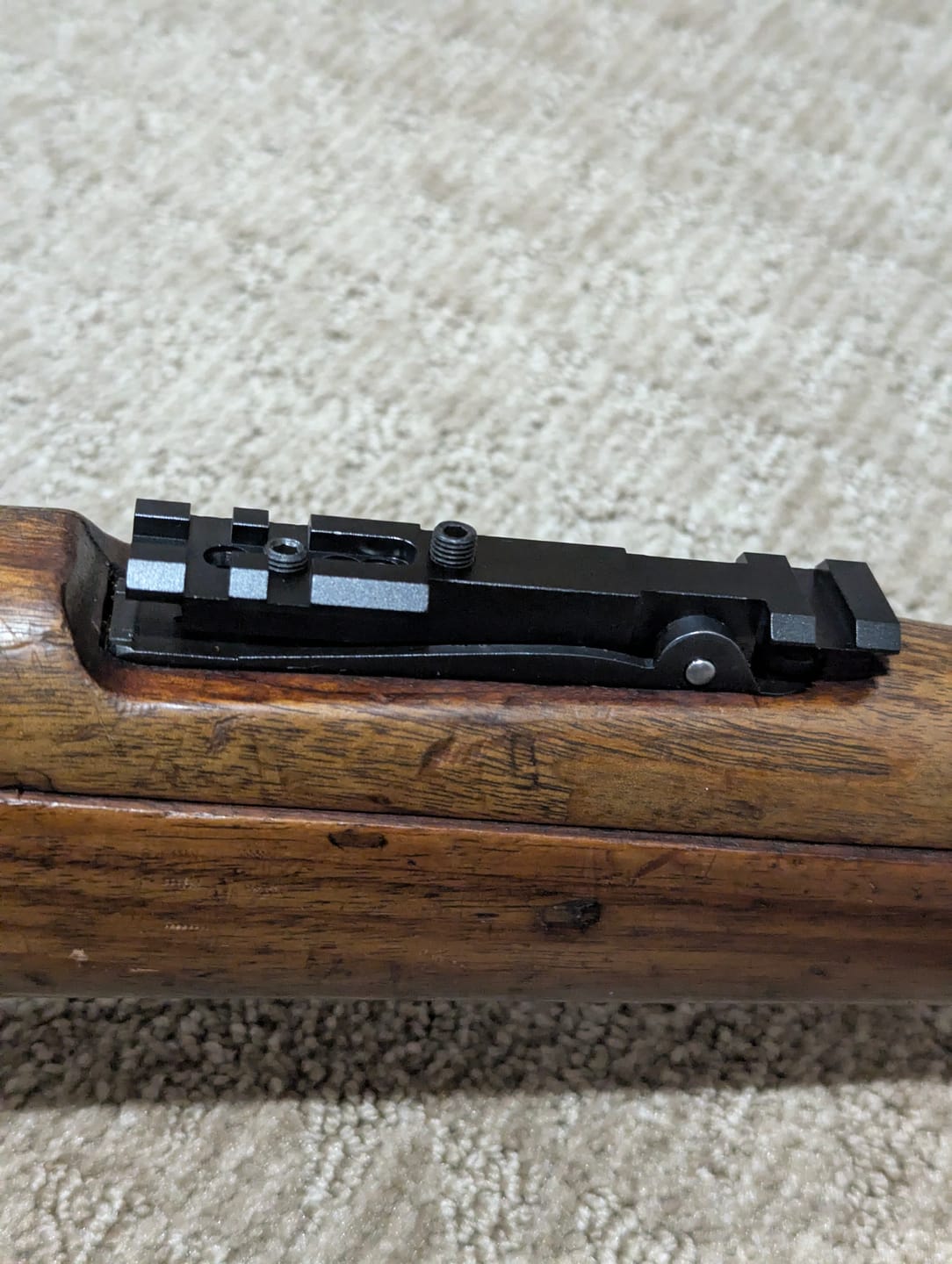 Customer photo review of Scout Mount for Mauser Yugo M48, K.Kale, Spanish M43, VZ.24, Argentine M1909, Brazilian 1908 & 1908/34