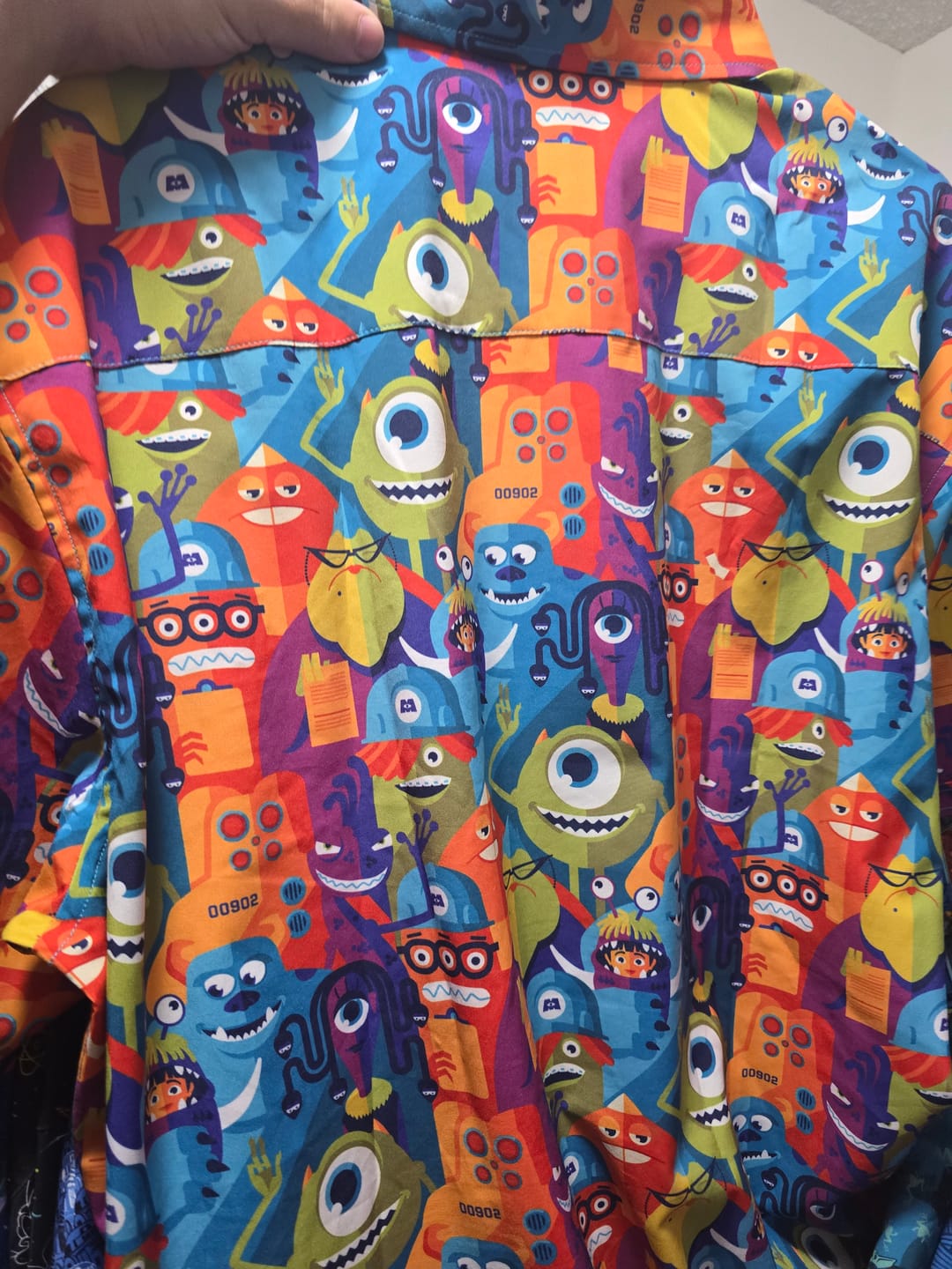 Customer photo review of Disney and Pixar Monsters, Inc. "The Scare Floor" – Performance Hoodie