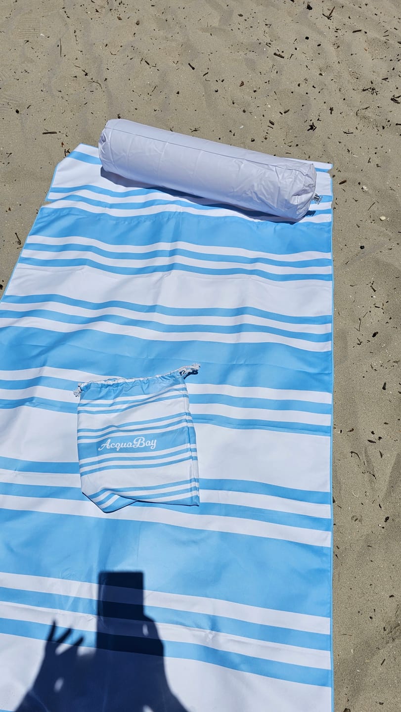 Customer photo review of Luxe Beach Towel