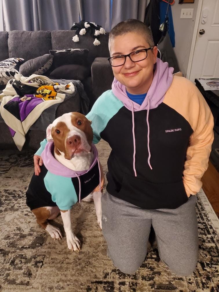 Customer photo review of Cyber Punk Human Hoodie