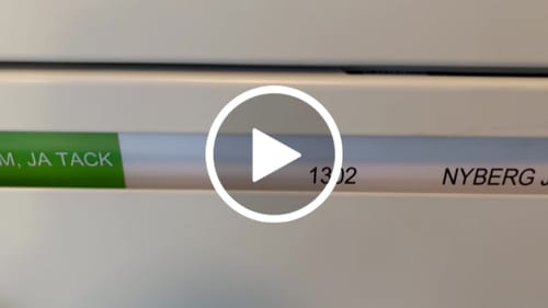 Customer video review of GlowLine - Energisnålt ljus som tänds bara när du behöver det