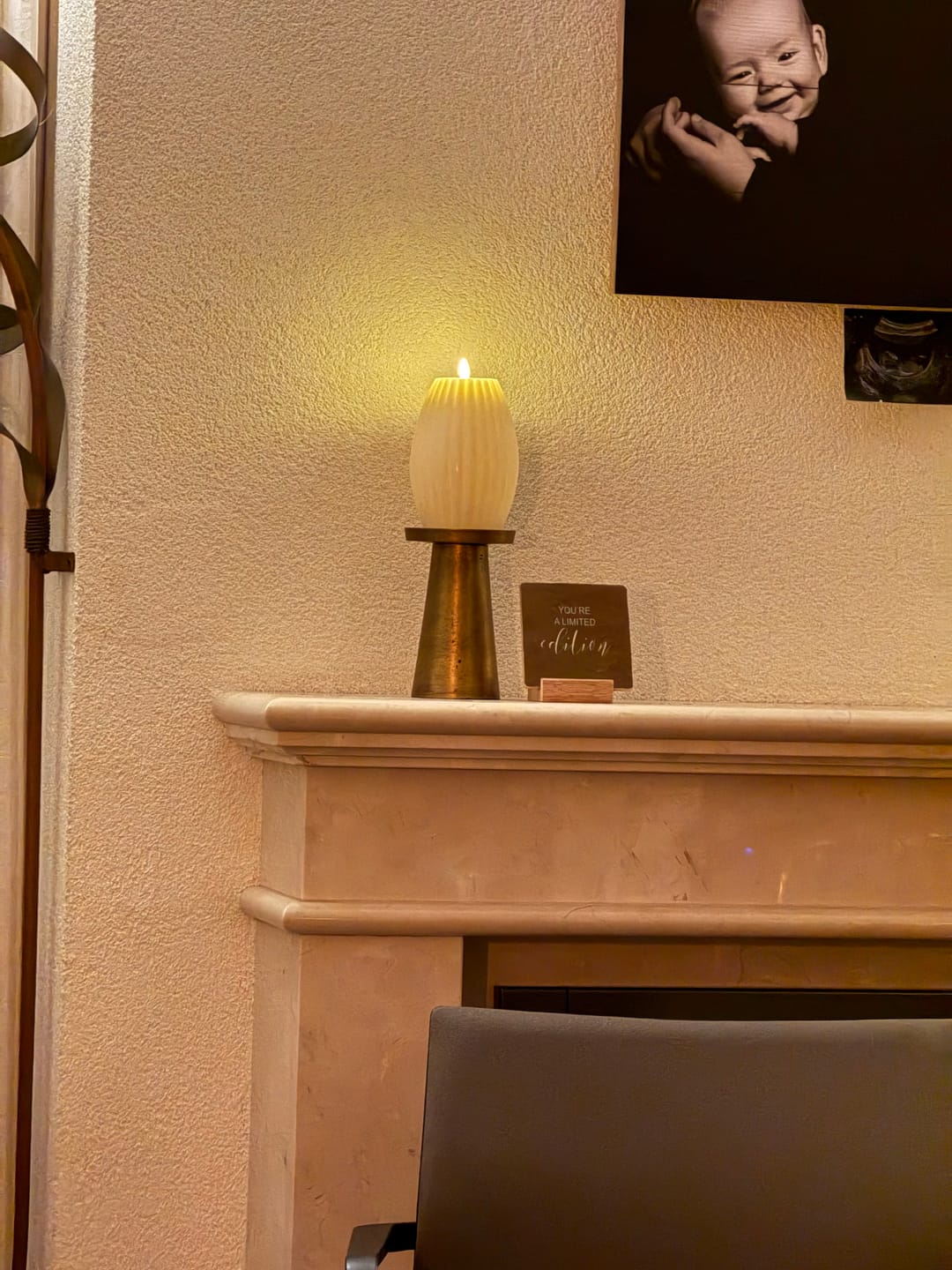 Customer photo review of LED Rillelys D 10 x H 15 cm Cream