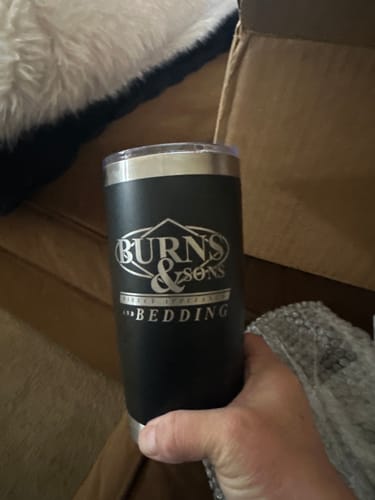 Customer photo review of (6 Pieces) Laser Engraved Tumbler | 20 oz