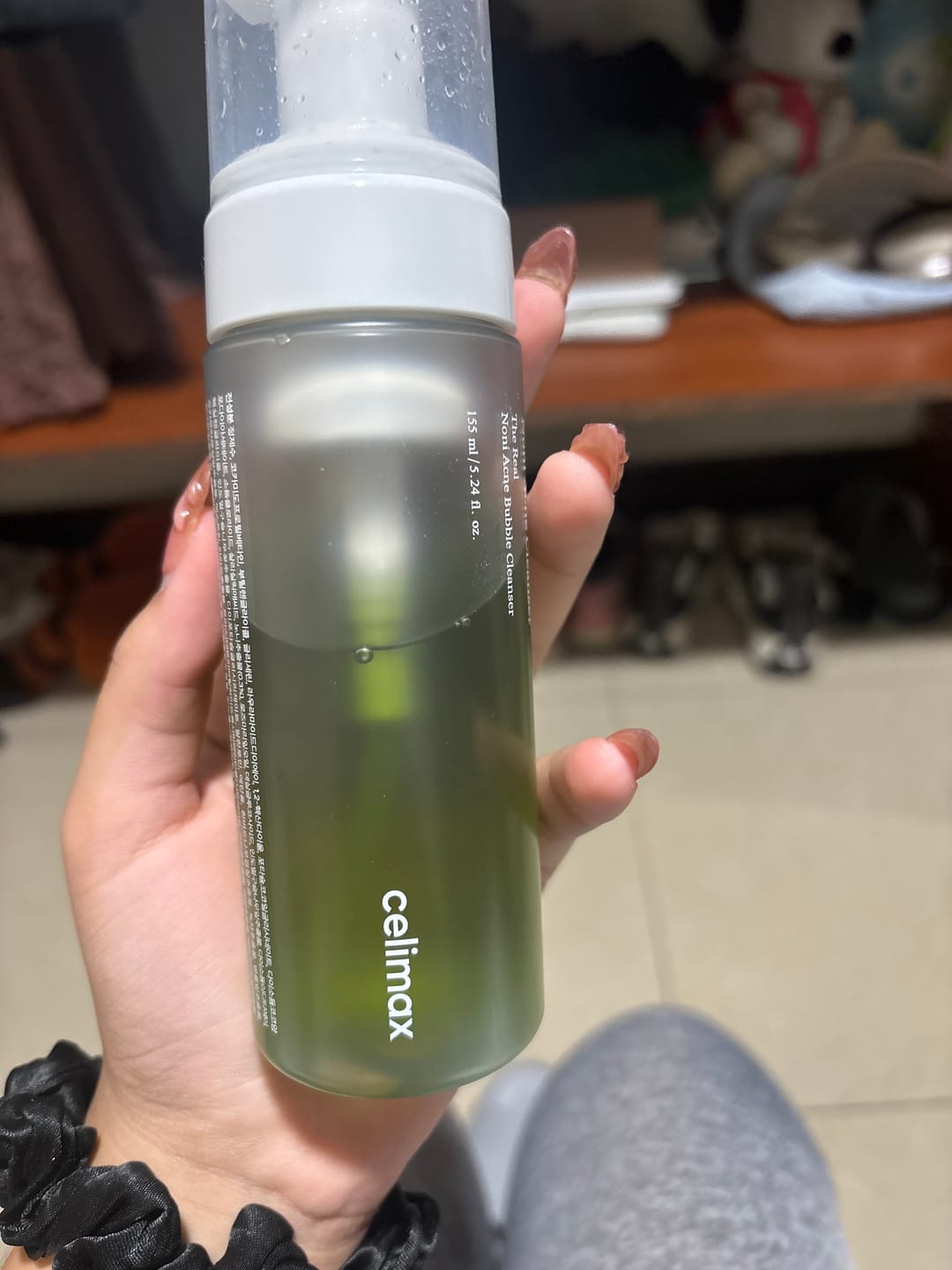 Customer photo review of The Real Noni Acne Bubble Cleanser