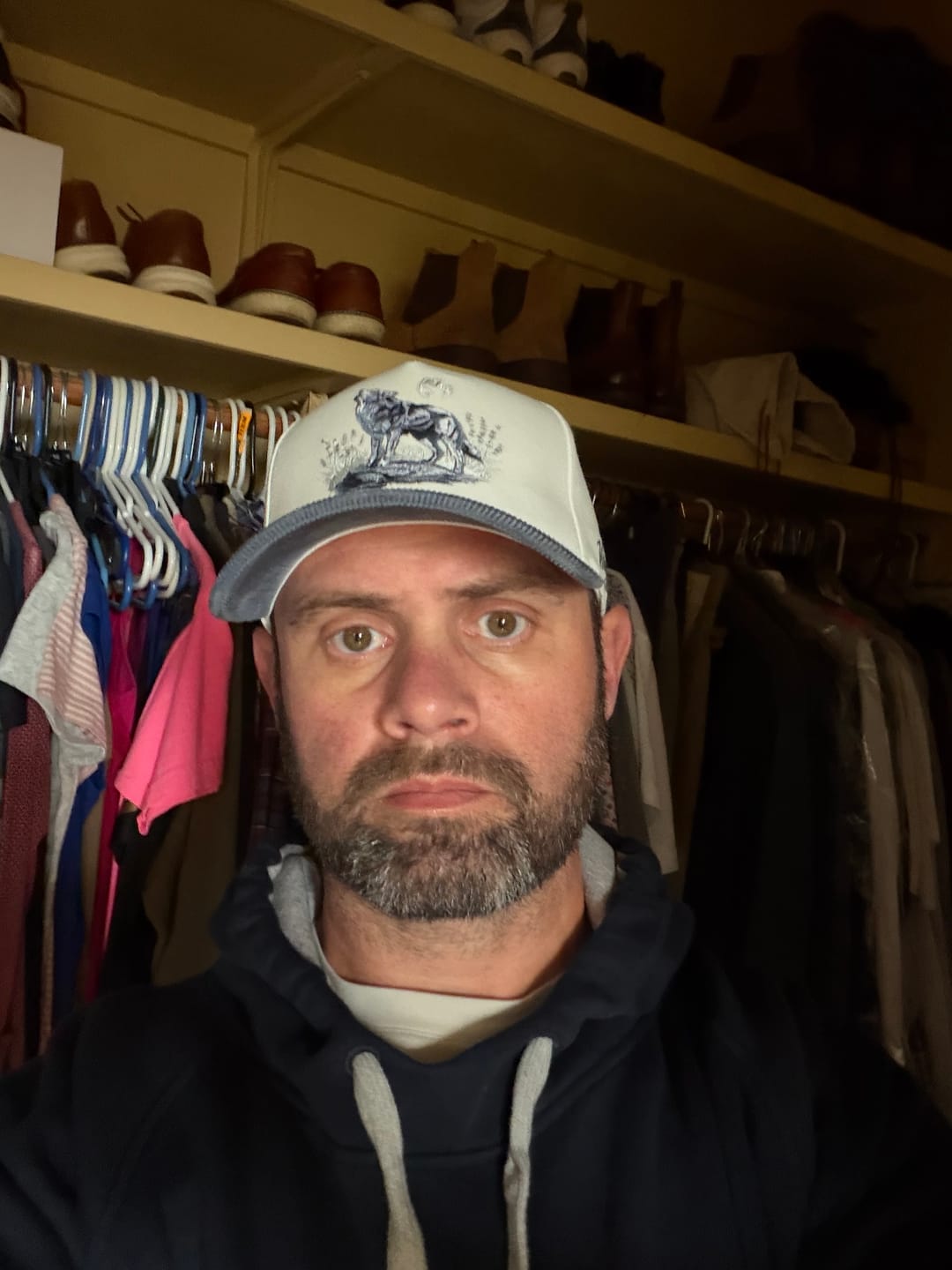 Customer photo review of Alpha Corduroy Brim Hat