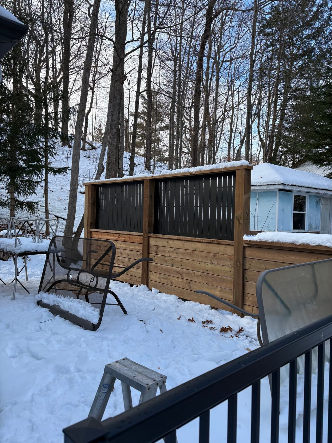 Customer photo review of Privacy Screen (Horizon)