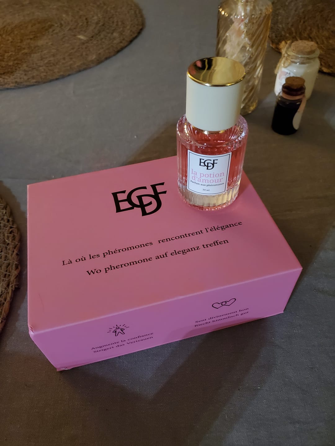 Customer photo review of Coffret aux phéromones