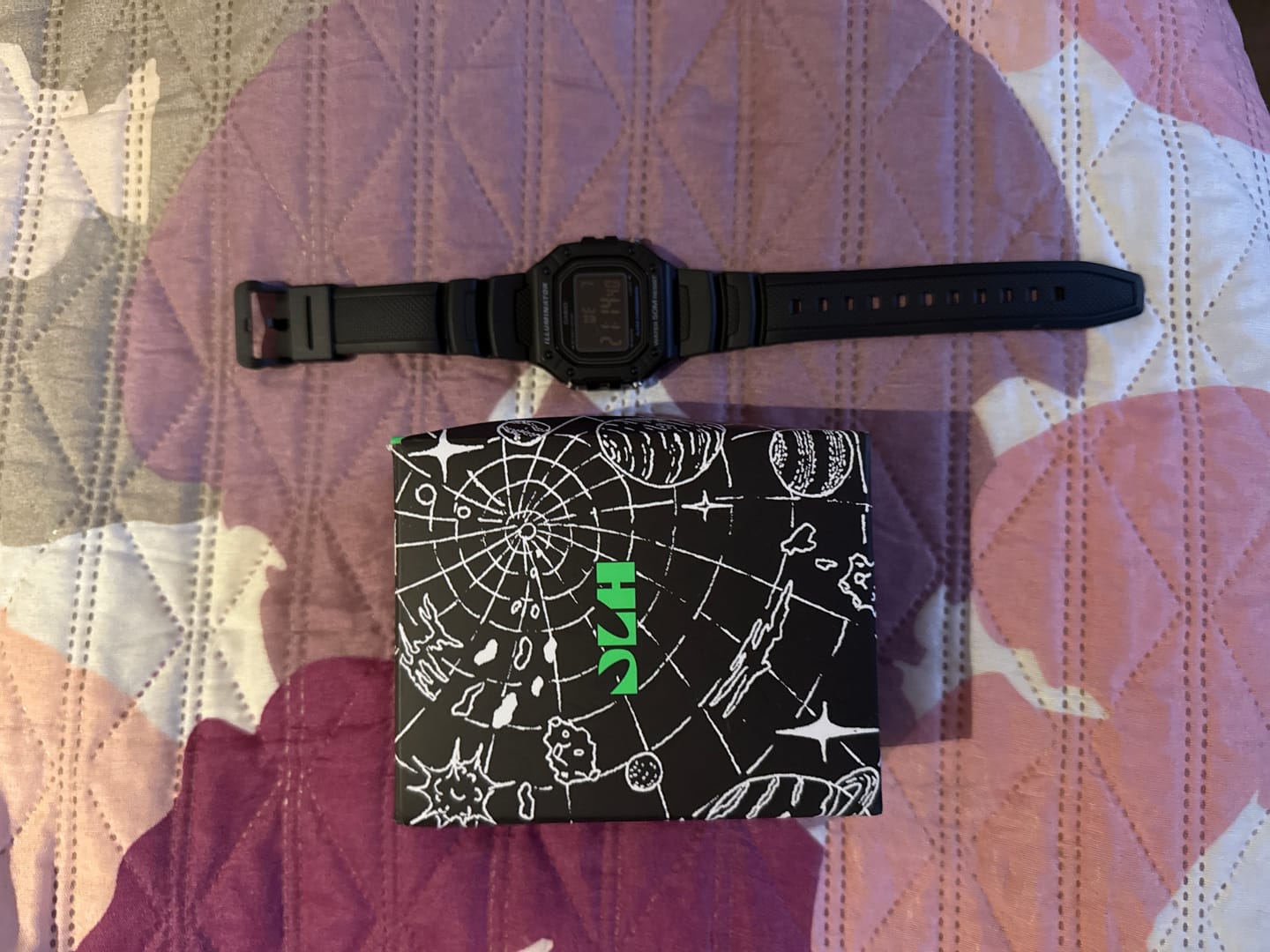 Customer photo review of Reloj Casio Vintage W-218H-1BVDF Pantalla Negativa