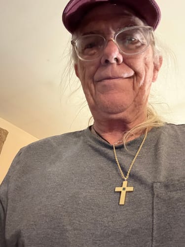 Customer photo review of The Cross & Serenity Set For Him