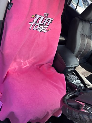 Customer photo review of Waterproof Car Towel Seat Cover