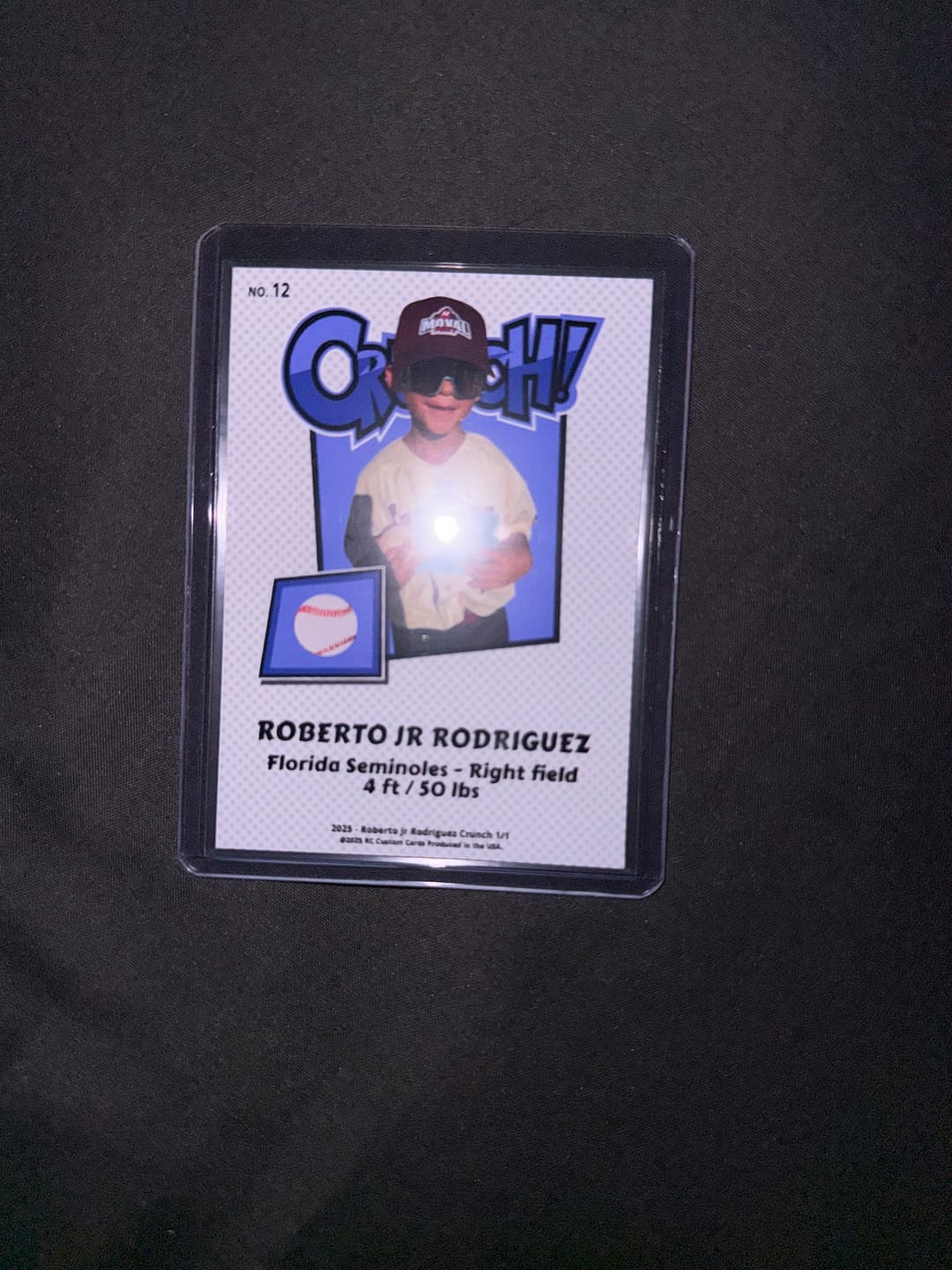 Customer photo review of Custom Card