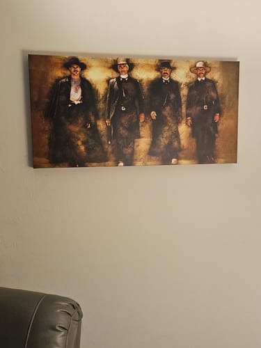 Customer photo review of Tombstone Canvas Set