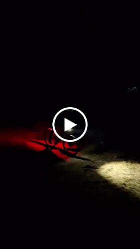 Customer video review of EVO 1700 Underneath Mounted Bike Light